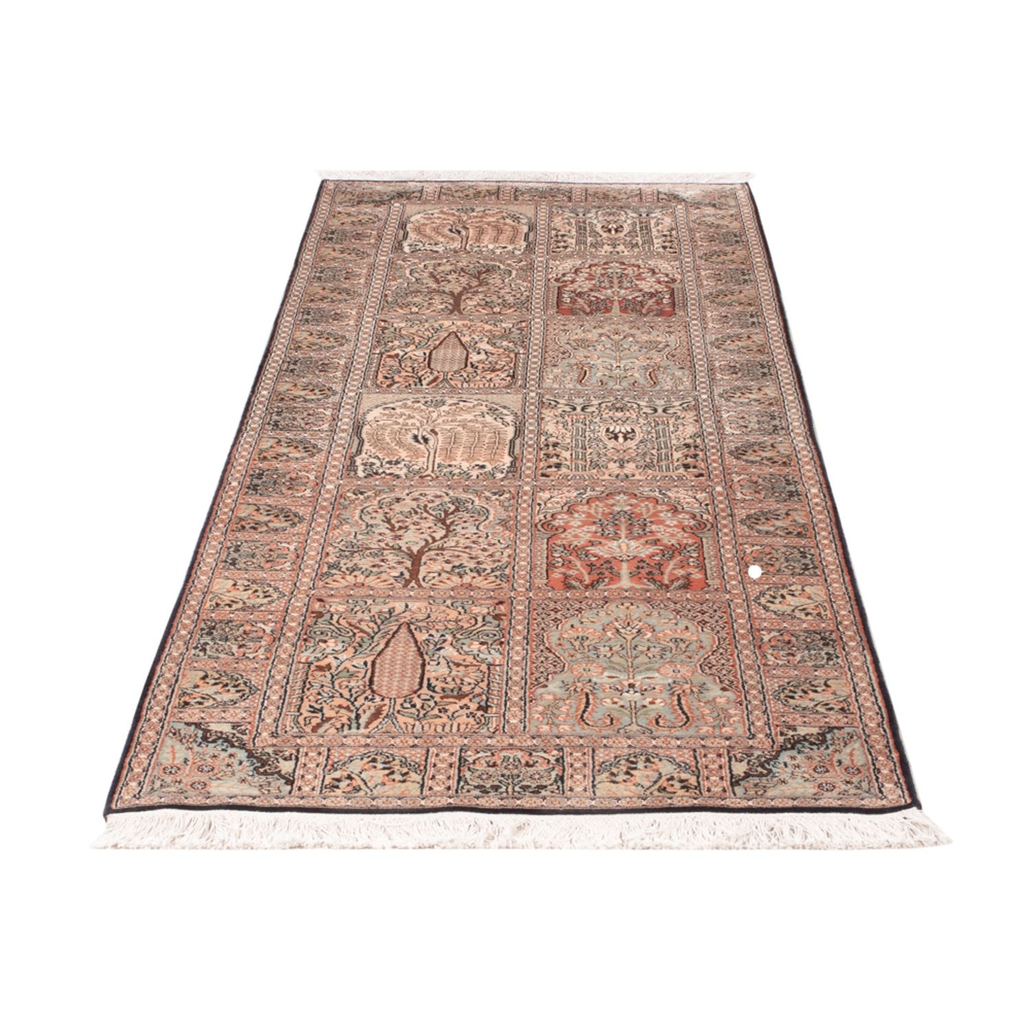 Läufer Seiden - Kaschmir Seide - 236 x 80 cm - dunkelbeige