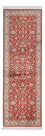 Läufer Seiden - Kaschmir Seide - 241 x 76 cm - rot