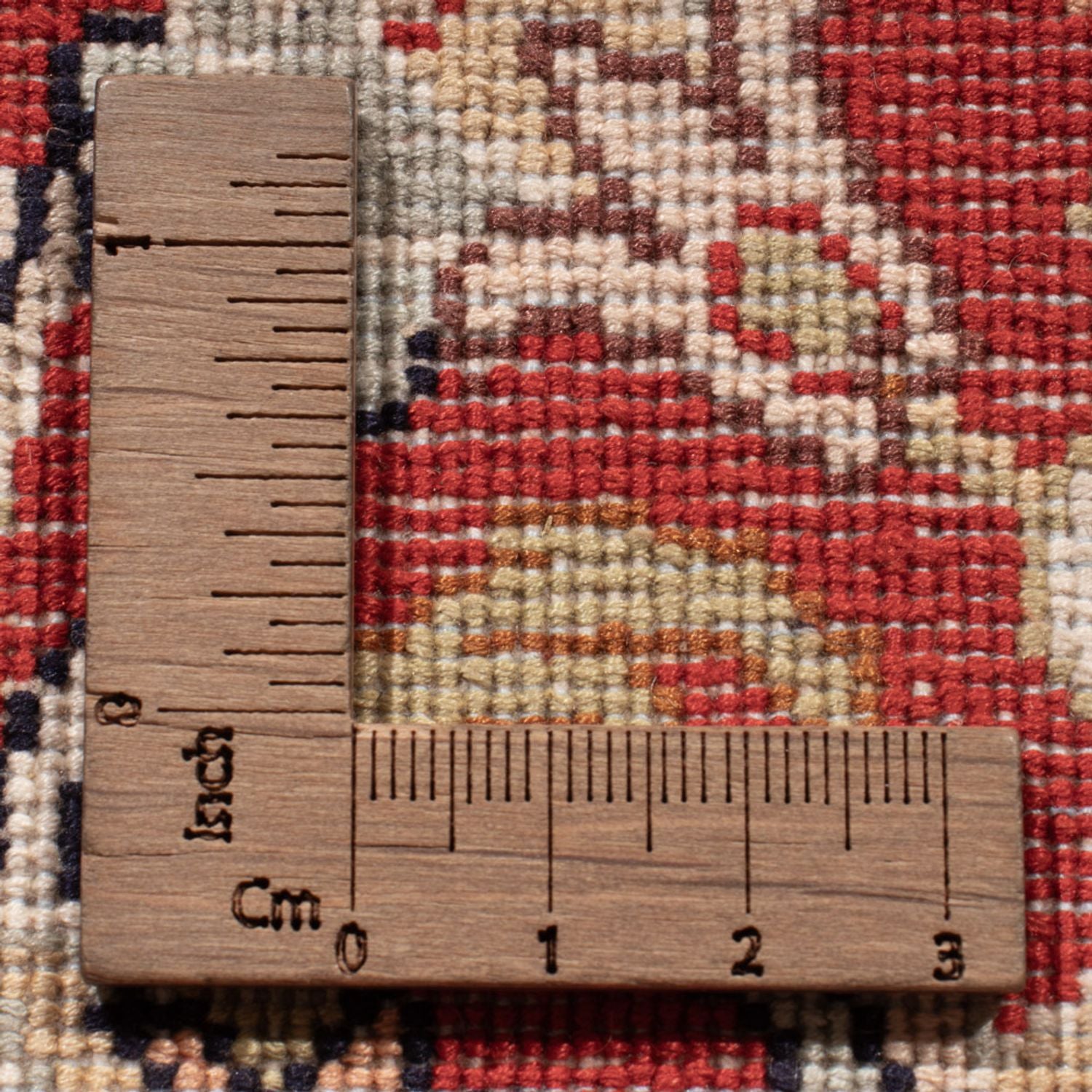 Läufer Seiden - Kaschmir Seide - 241 x 76 cm - rot
