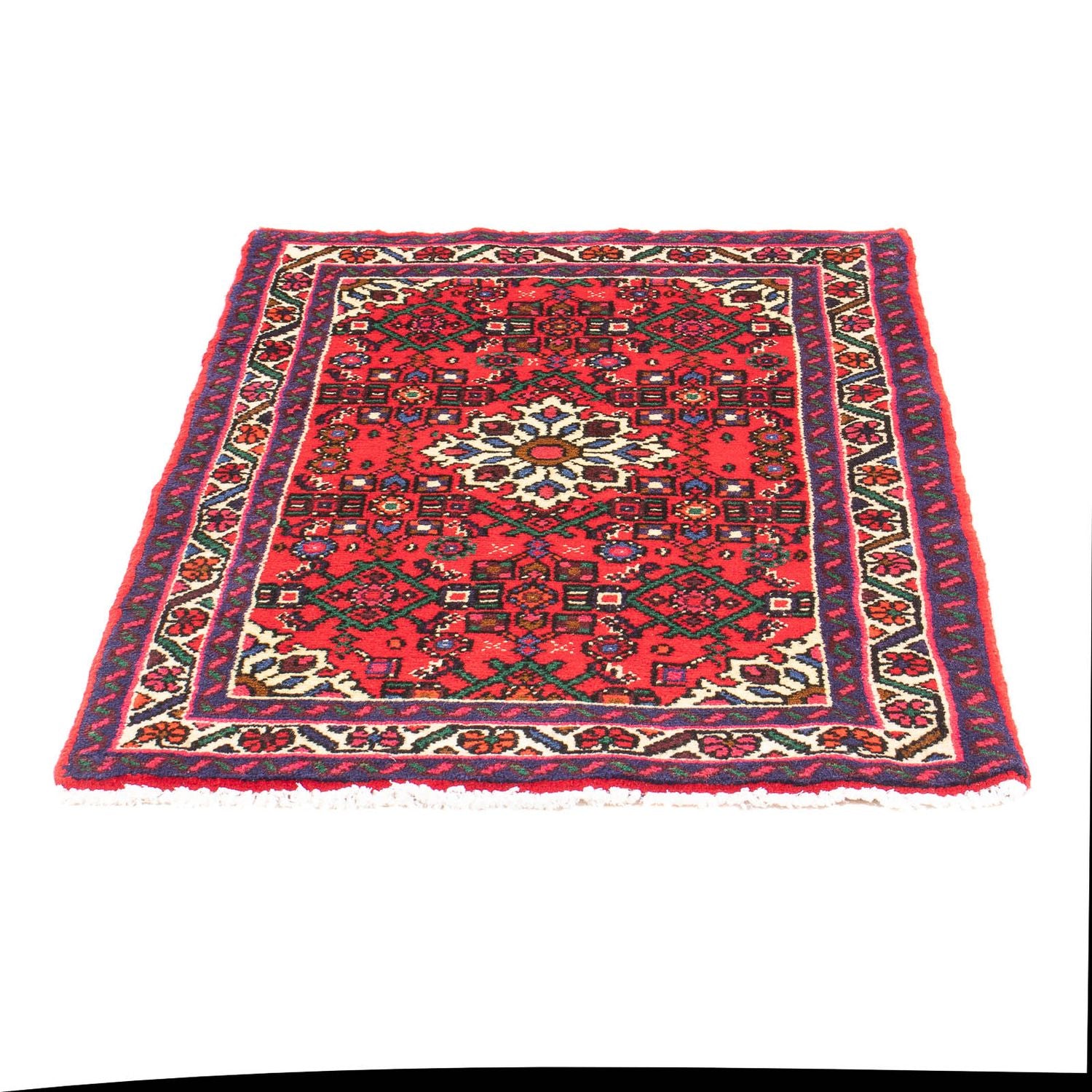 Perserteppich - Nomadic - 100 x 70 cm - rot