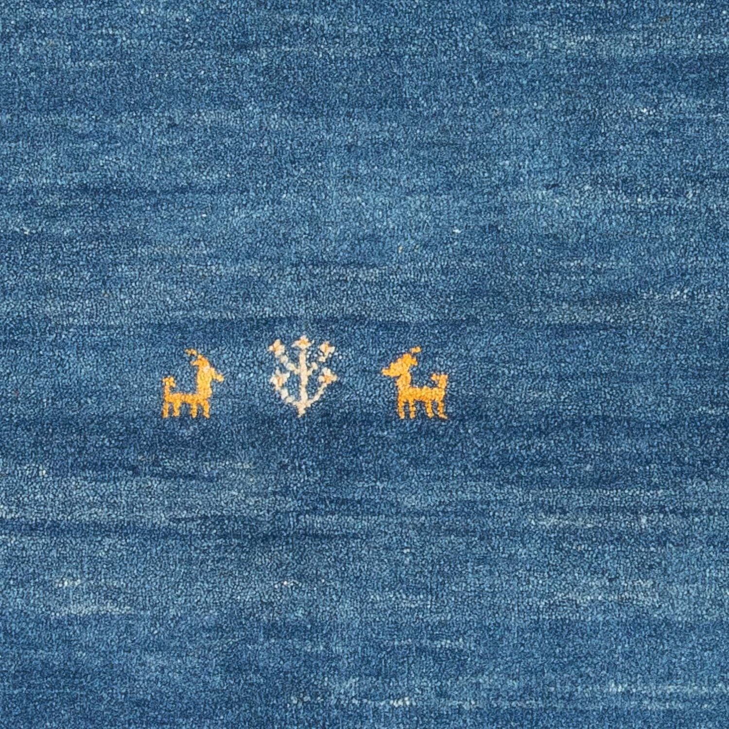 Gabbeh Teppich - Perser - 145 x 106 cm - blau