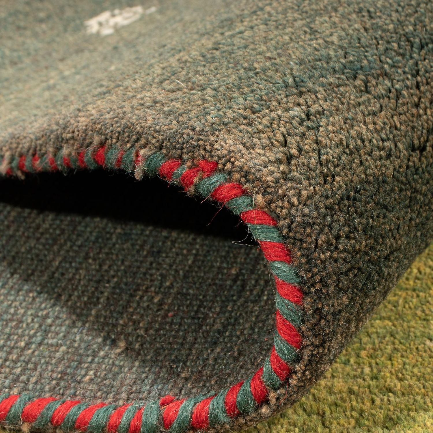 Gabbeh Teppich - Perser - 302 x 200 cm - grün