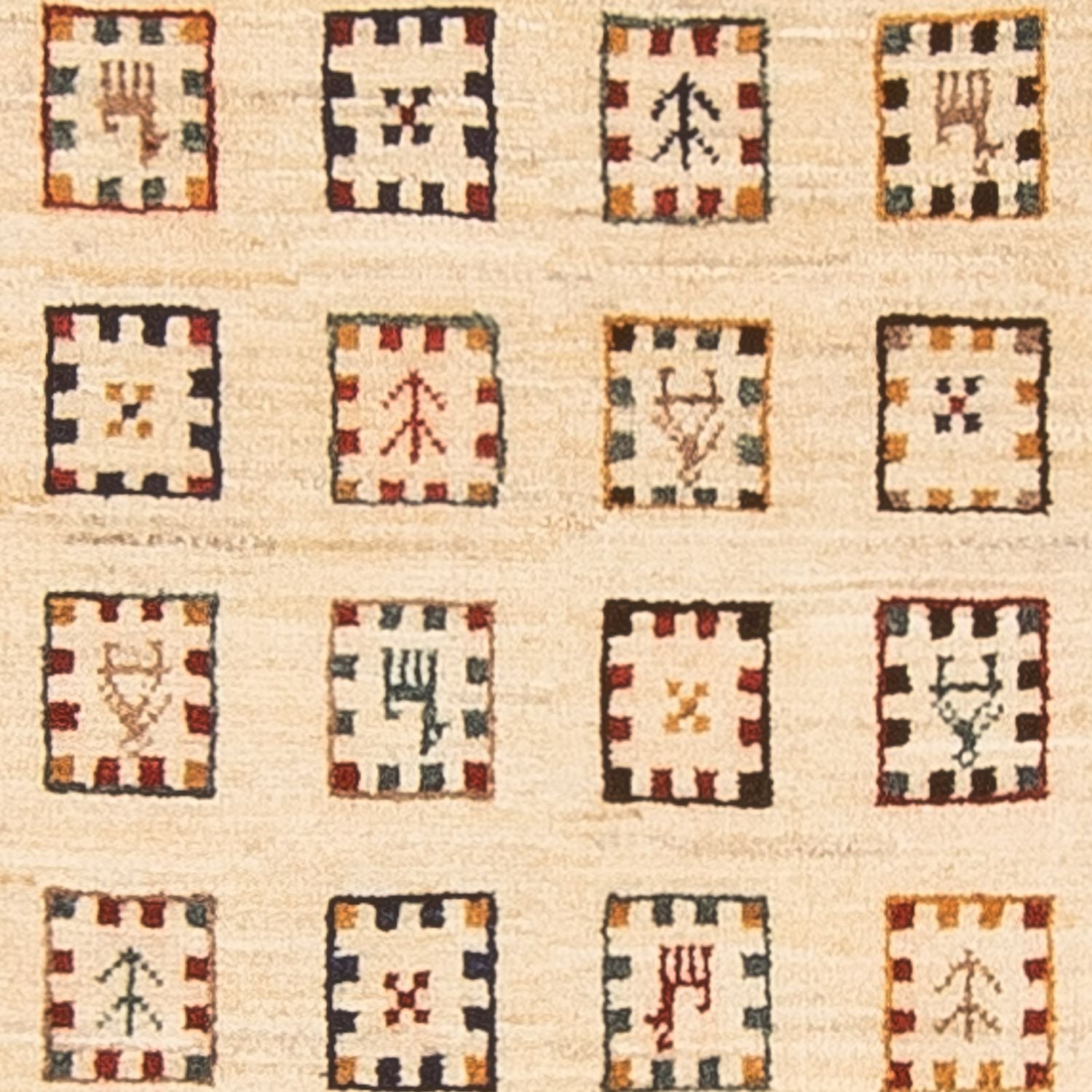 Läufer Gabbeh - Loribaft Perser - 193 x 82 cm - mehrfarbig