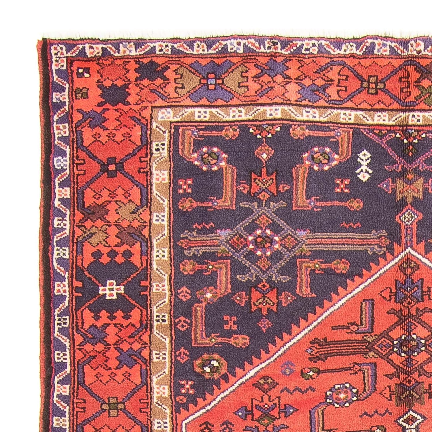 Perserteppich - Nomadic - 194 x 131 cm - rot