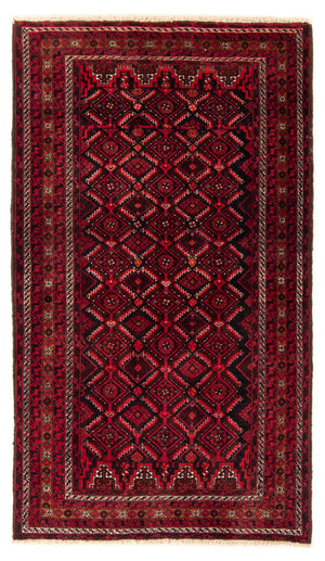 Belutsch Teppich - 182 x 102 cm - dunkelblau