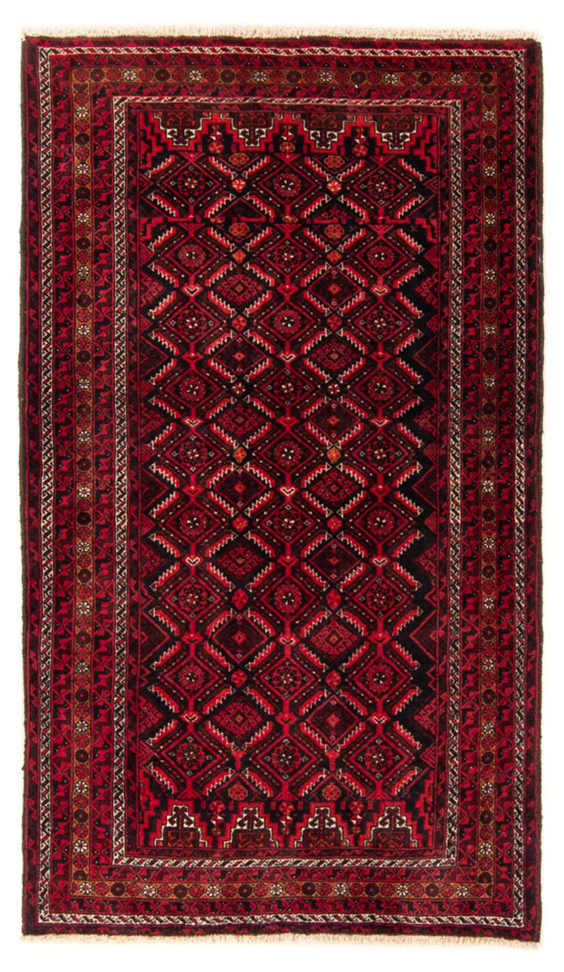 Belutsch Teppich - 182 x 102 cm - dunkelblau