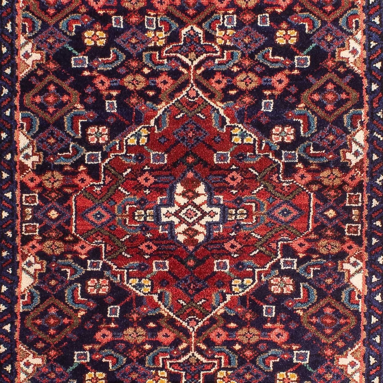 Perserteppich - Nomadic - 138 x 83 cm - dunkelblau