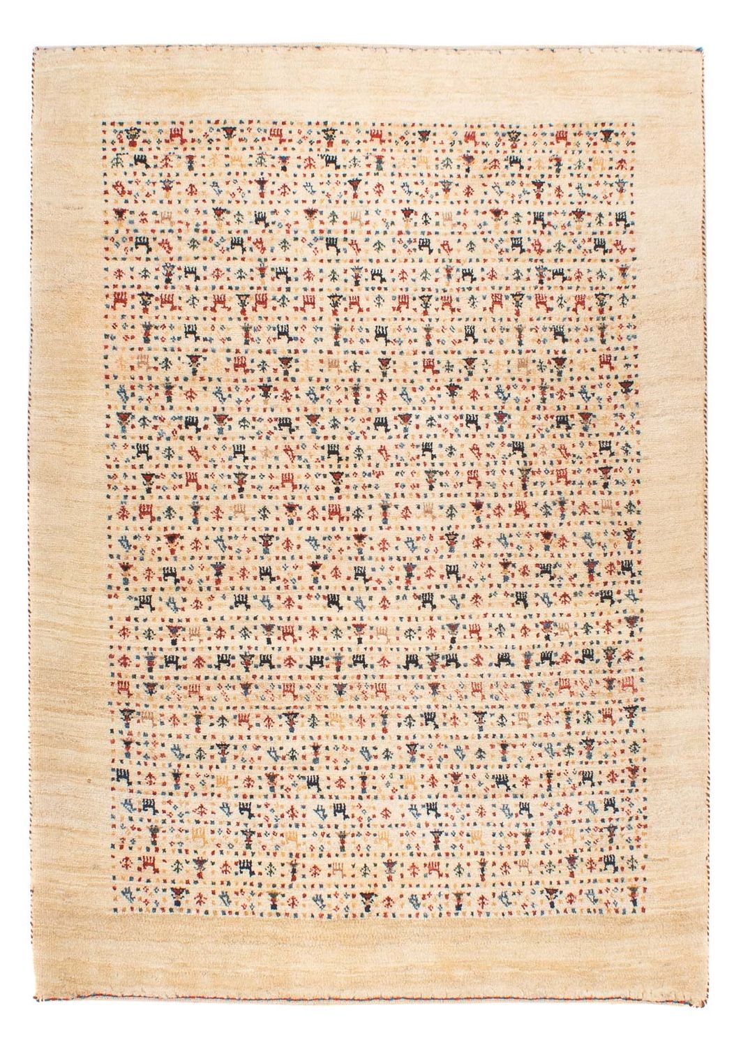 Gabbeh Teppich - Loribaft Perser - 120 x 87 cm - mehrfarbig