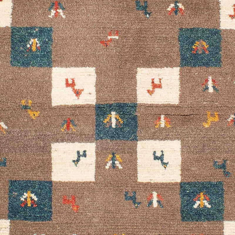 Gabbeh Teppich - Perser - 139 x 82 cm - braun