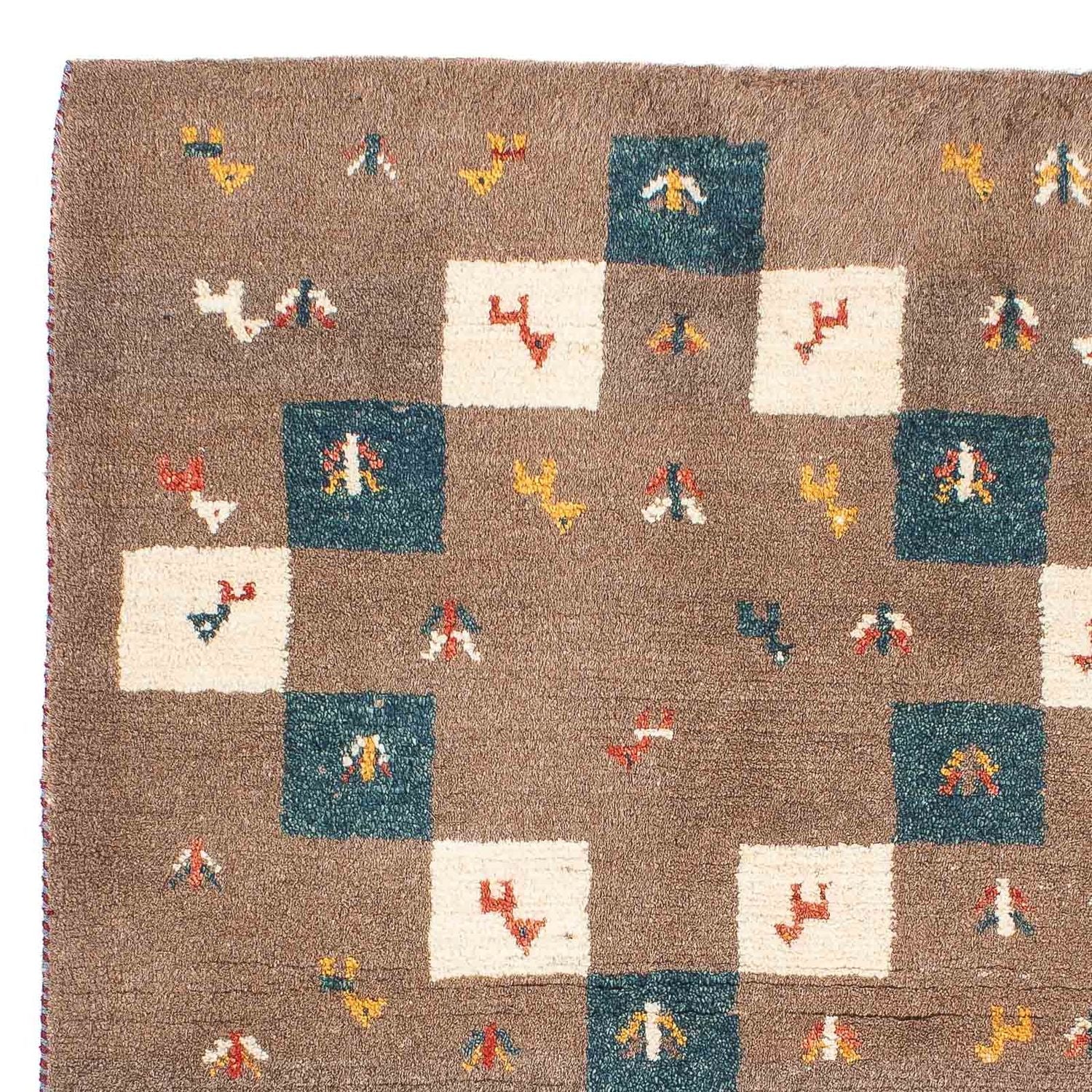 Gabbeh Teppich - Perser - 139 x 82 cm - braun