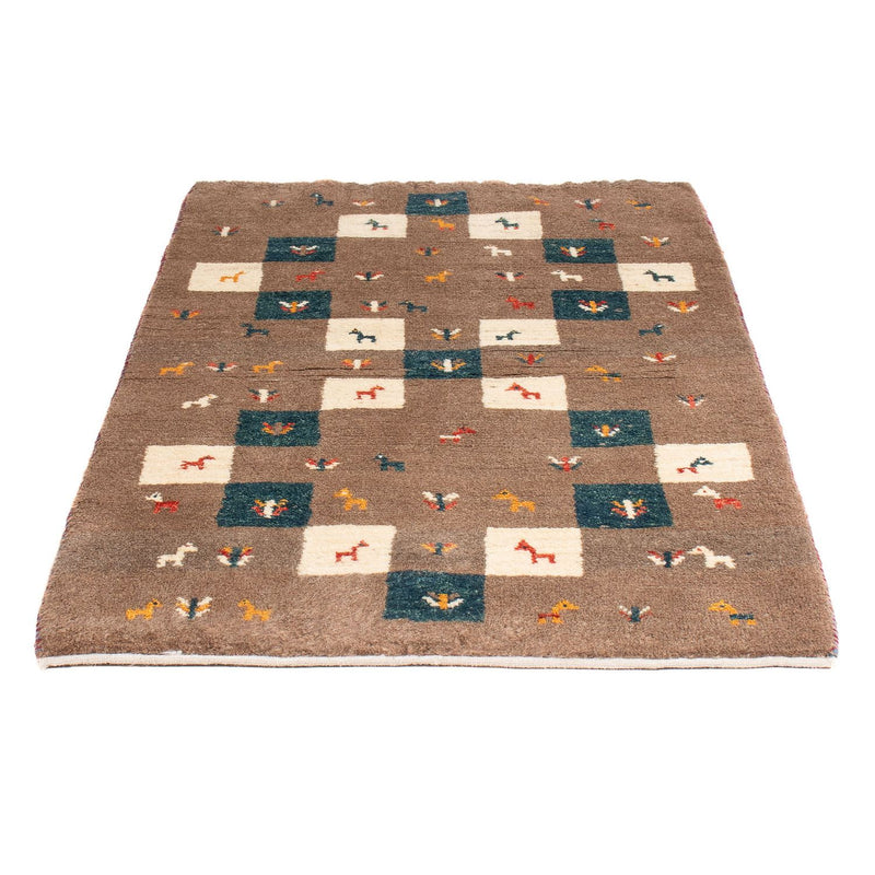 Gabbeh Teppich - Perser - 139 x 82 cm - braun