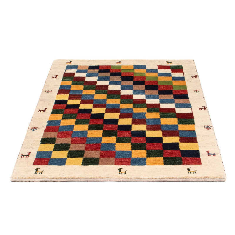 Gabbeh Teppich - Perser - 125 x 86 cm - mehrfarbig