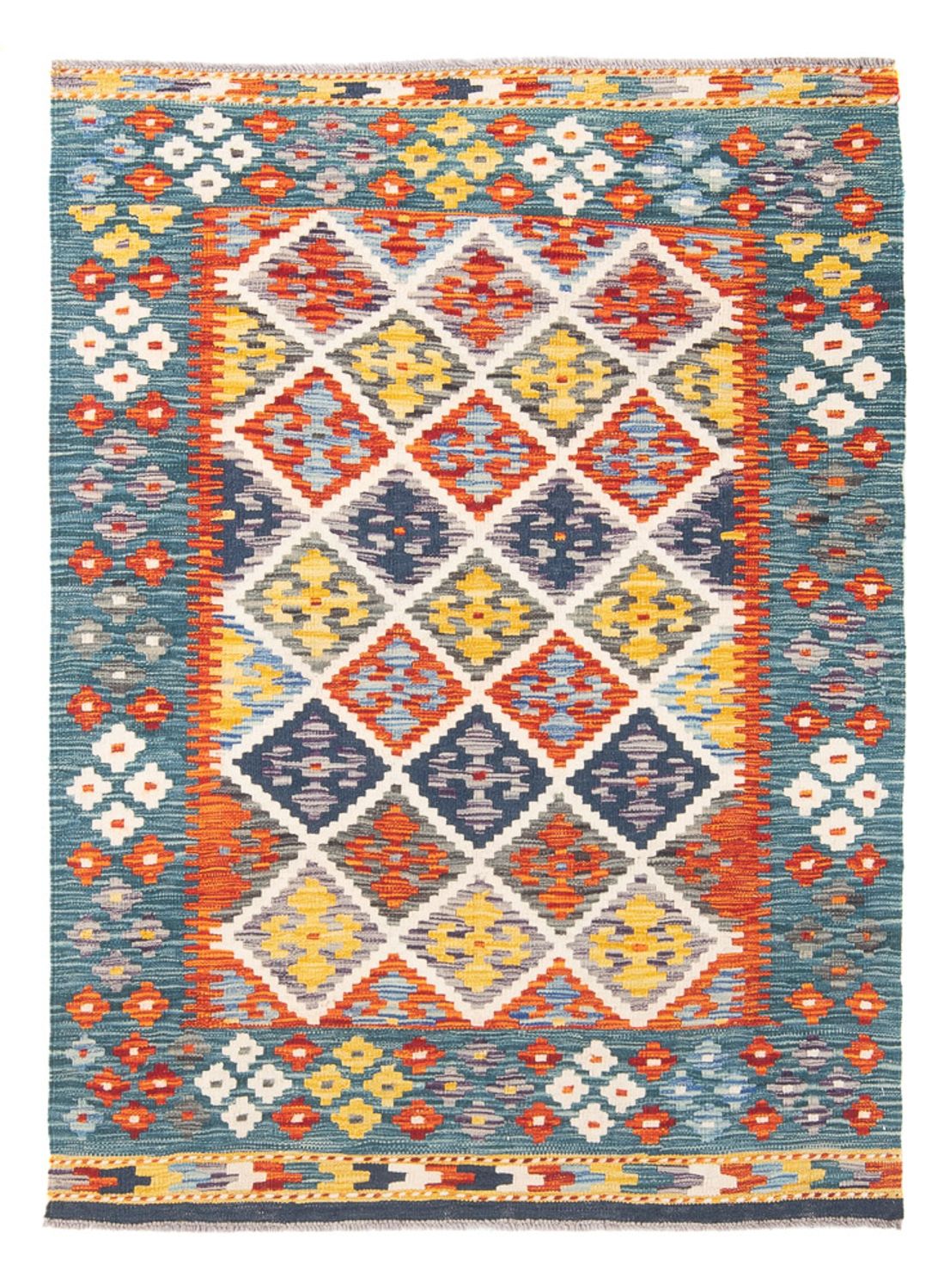 Kelim Teppich - Splash - 152 x 103 cm - mehrfarbig