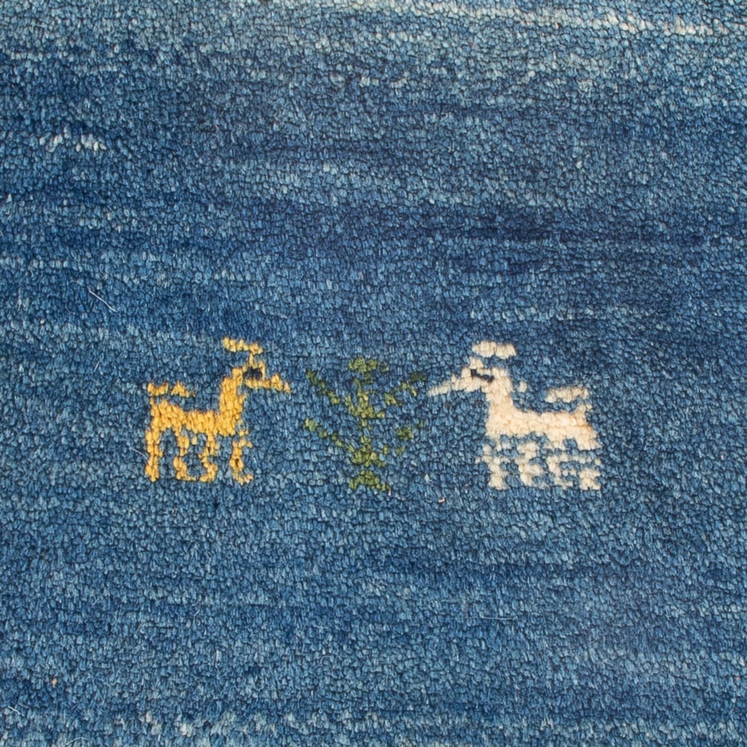 Gabbeh Teppich - Perser - 60 x 40 cm - mehrfarbig