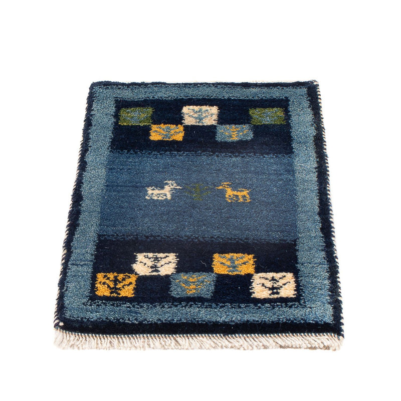 Gabbeh Teppich - Perser - 60 x 40 cm - mehrfarbig