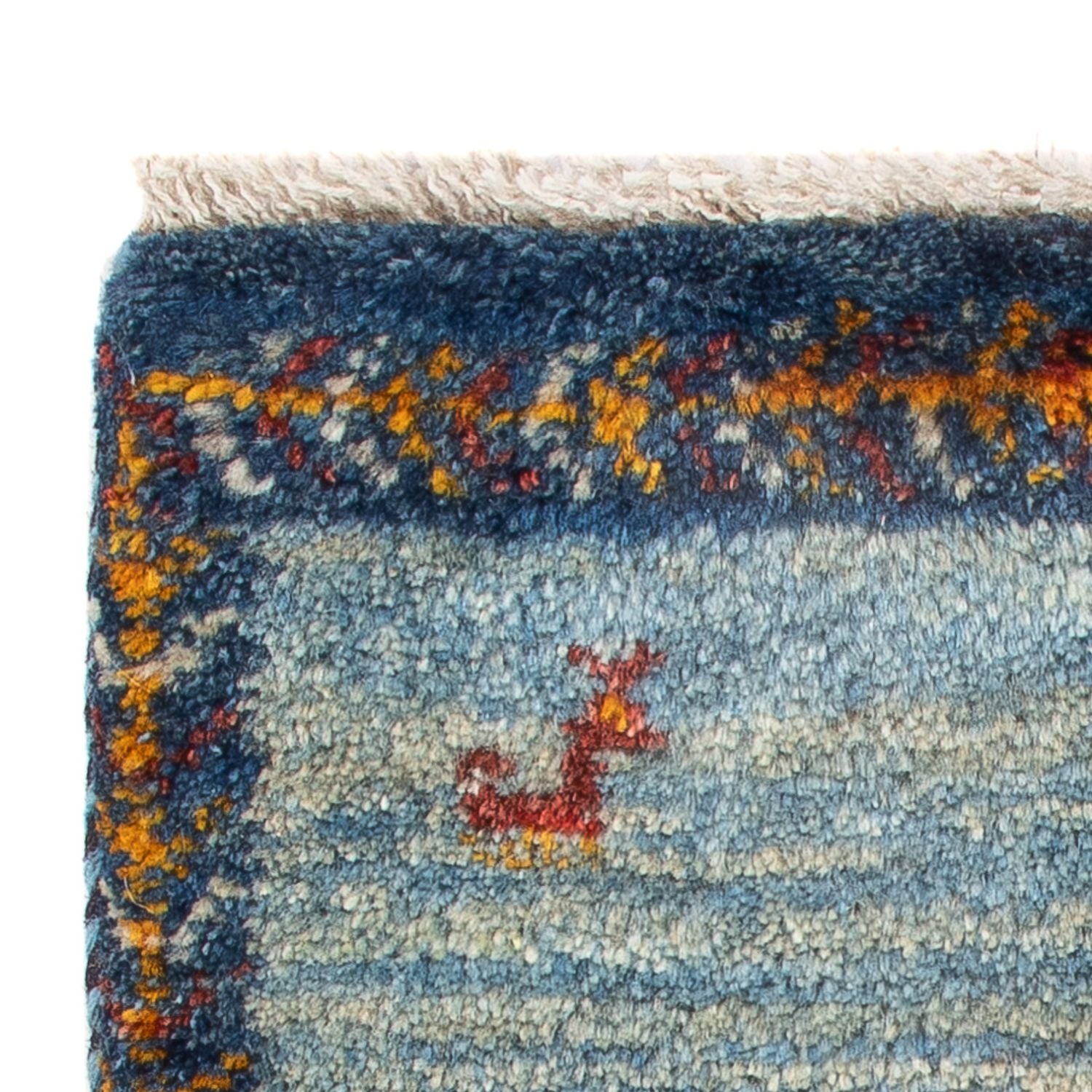 Gabbeh Teppich - Perser - 60 x 40 cm - mehrfarbig