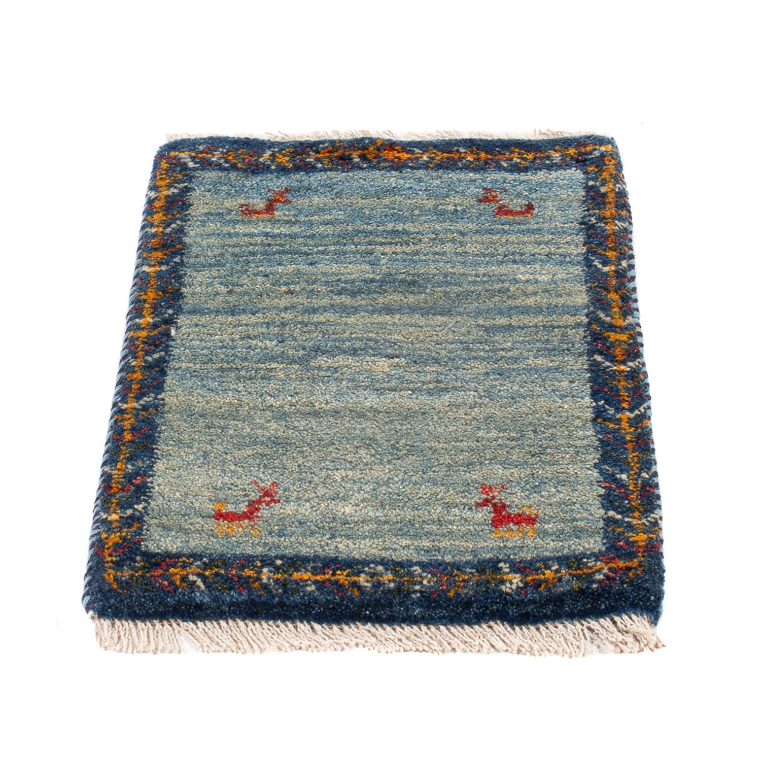 Gabbeh Teppich - Perser - 60 x 40 cm - mehrfarbig
