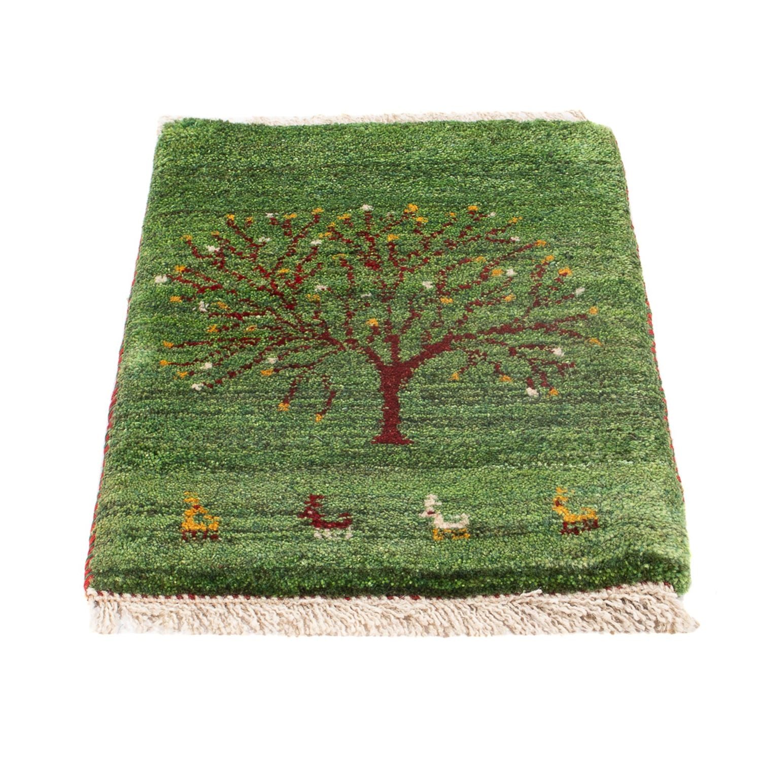 Gabbeh Teppich - Perser - 60 x 40 cm - mehrfarbig