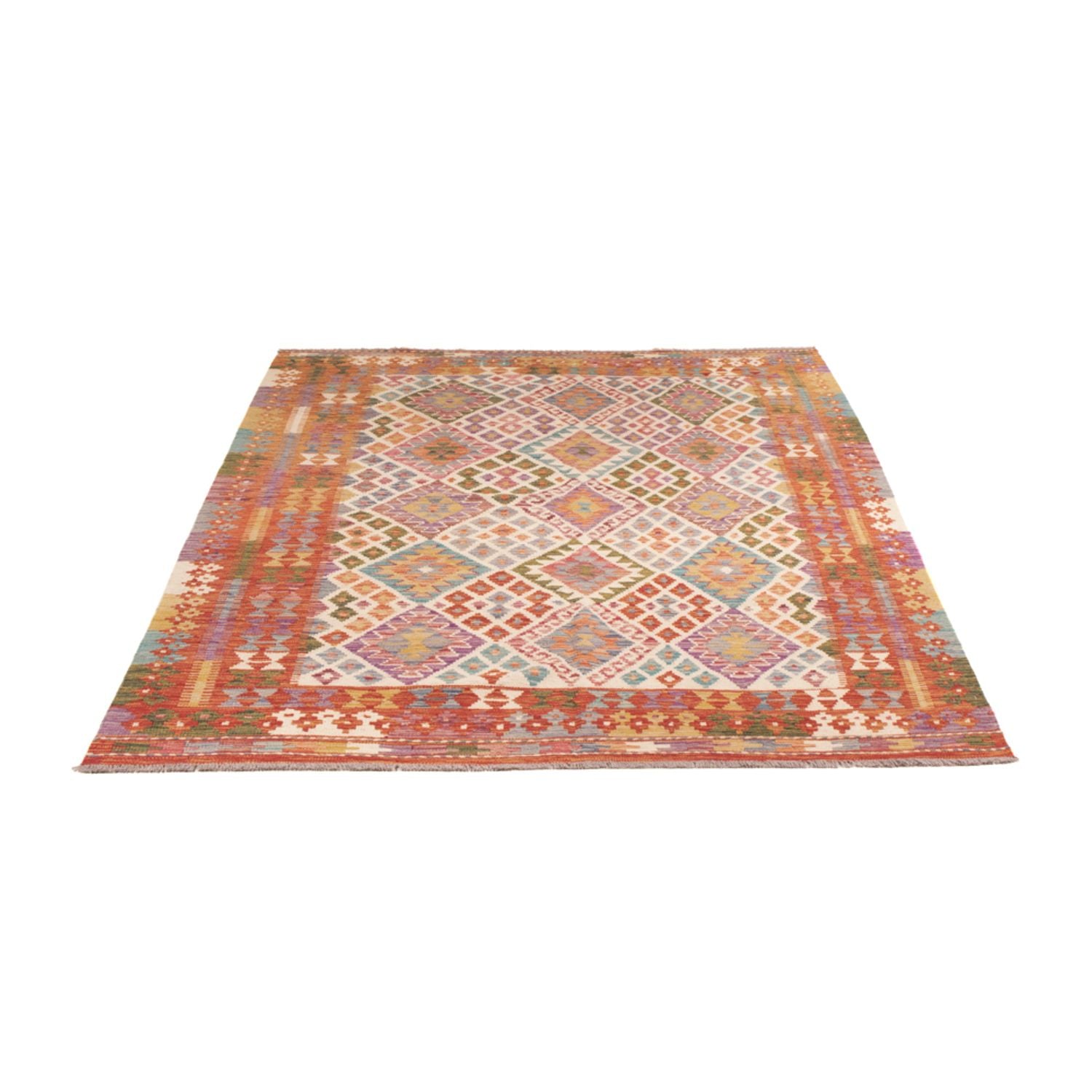 Kelim Teppich - Splash - 236 x 170 cm - mehrfarbig