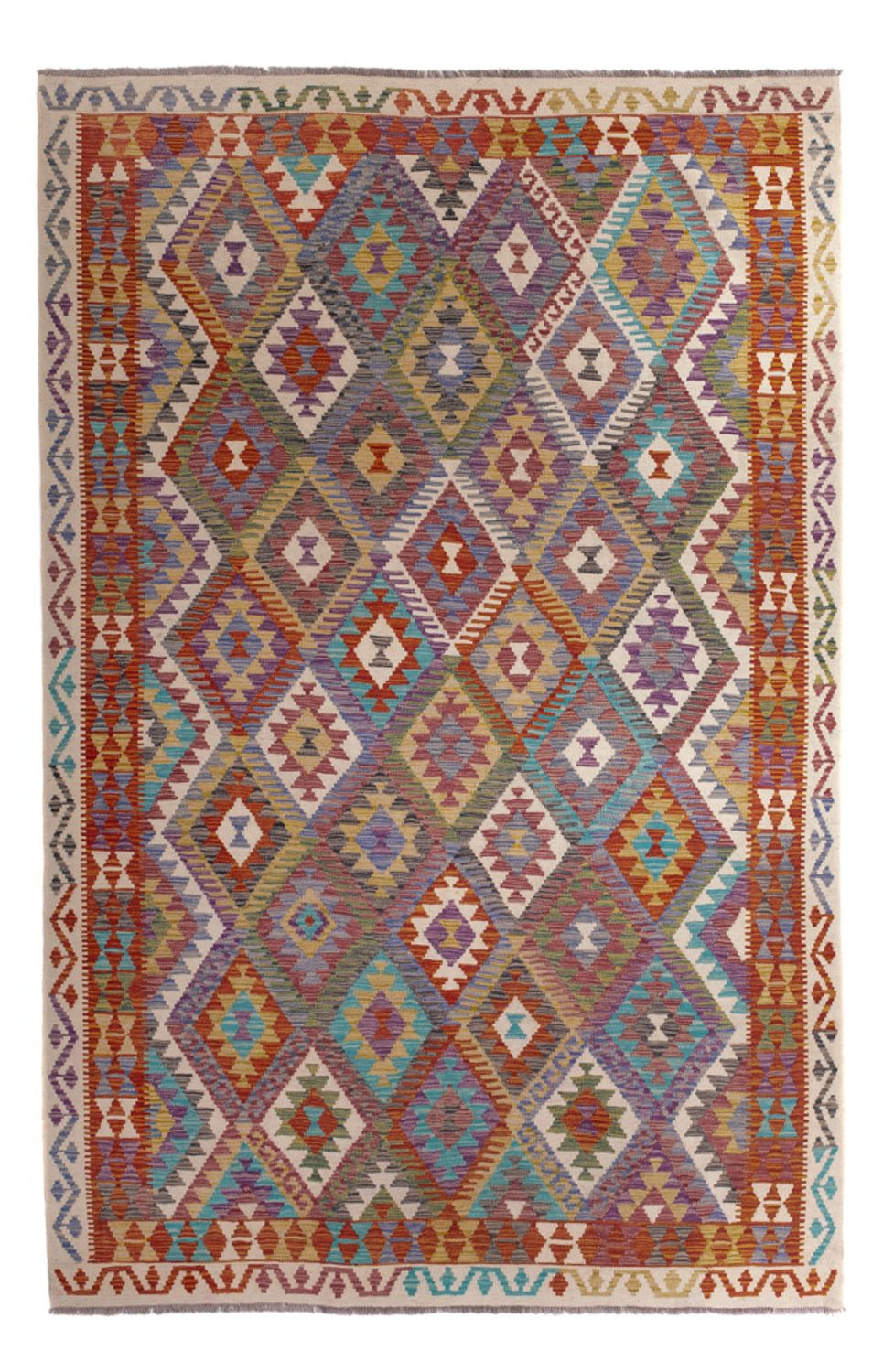 Kelim Teppich - Splash - 299 x 200 cm - mehrfarbig