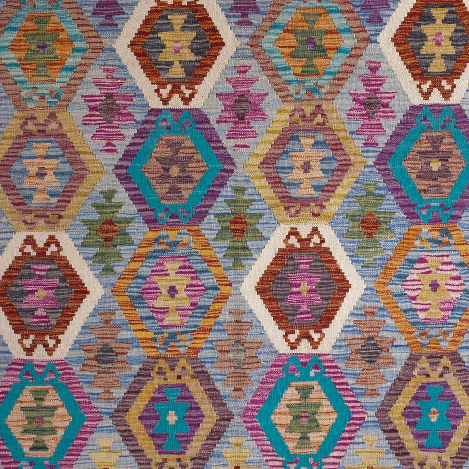 Kelim Teppich - Splash - 300 x 203 cm - mehrfarbig