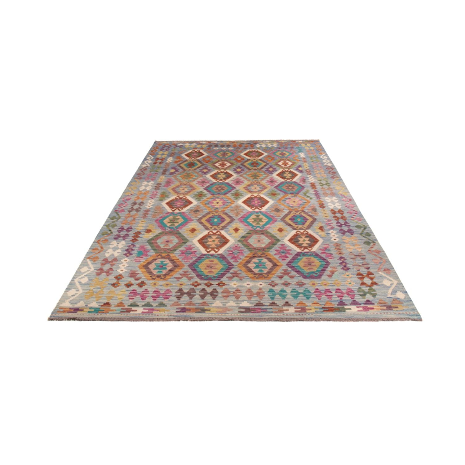 Kelim Teppich - Splash - 300 x 203 cm - mehrfarbig