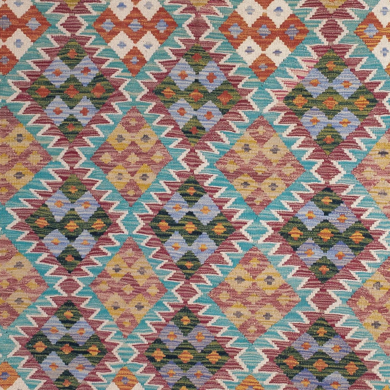 Kelim Teppich - Splash - 285 x 195 cm - mehrfarbig