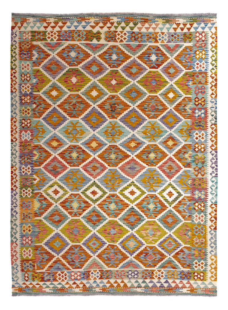 Kelim Teppich - Splash - 238 x 178 cm - mehrfarbig