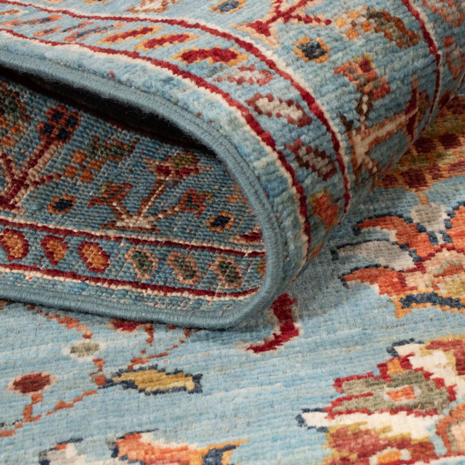 Ziegler Teppich - Ariana - 120 x 86 cm - blau