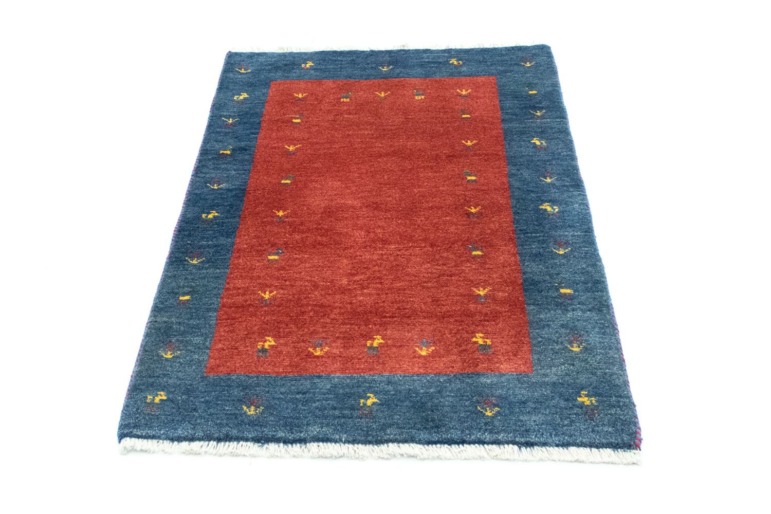 Gabbeh Teppich - Kaschkuli Perser 125 x 84 cm - rost