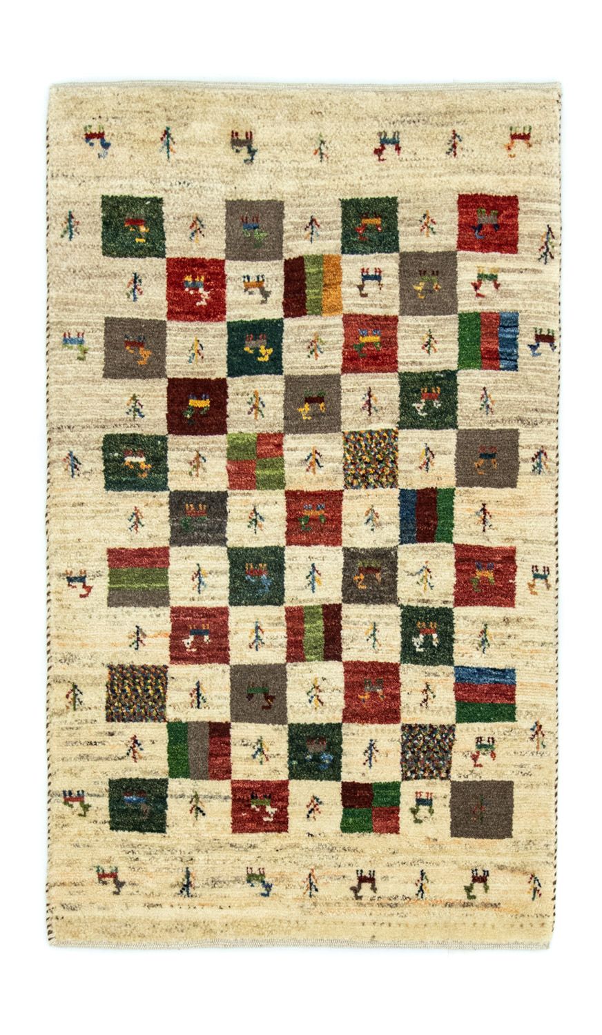 Gabbeh Teppich - Perser 129 x 80 cm - bunt