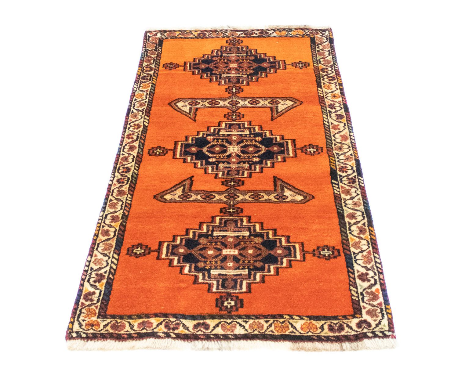 Perserteppich - Nomadic 145 x 70 cm - orange