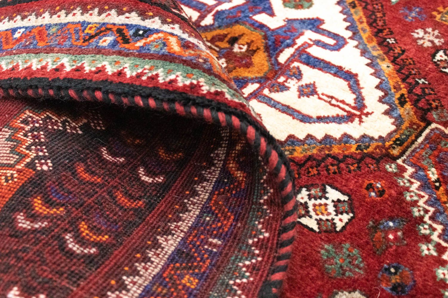 Perserteppich - Nomadic 170 x 114 cm - rot