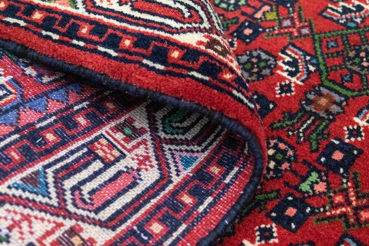 Perserteppich - Nomadic 130 x 83 cm - rot