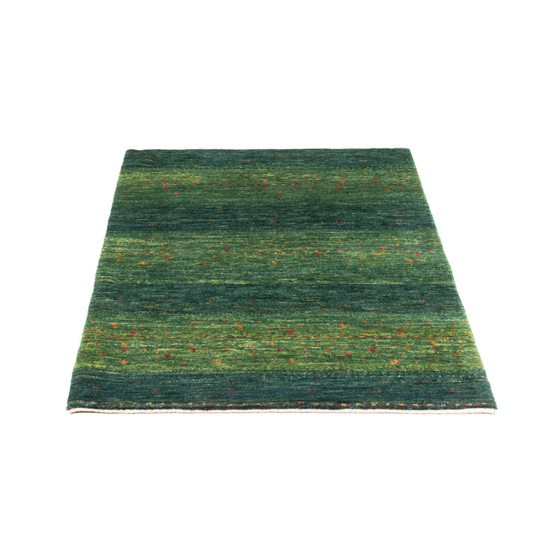 Gabbeh Teppich - Loribaft Perser - 126 x 84 cm - grün