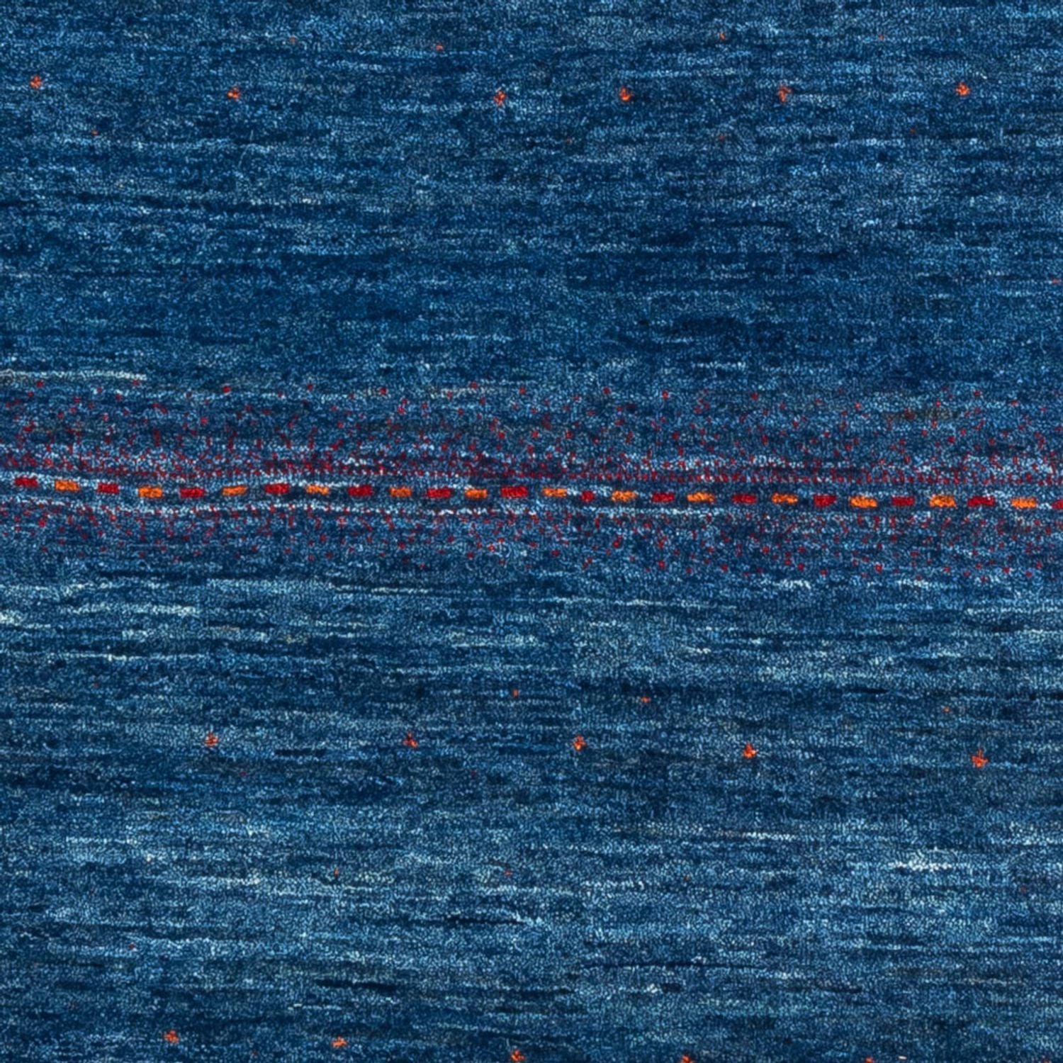 Gabbeh Teppich - Loribaft Perser - 173 x 113 cm - blau