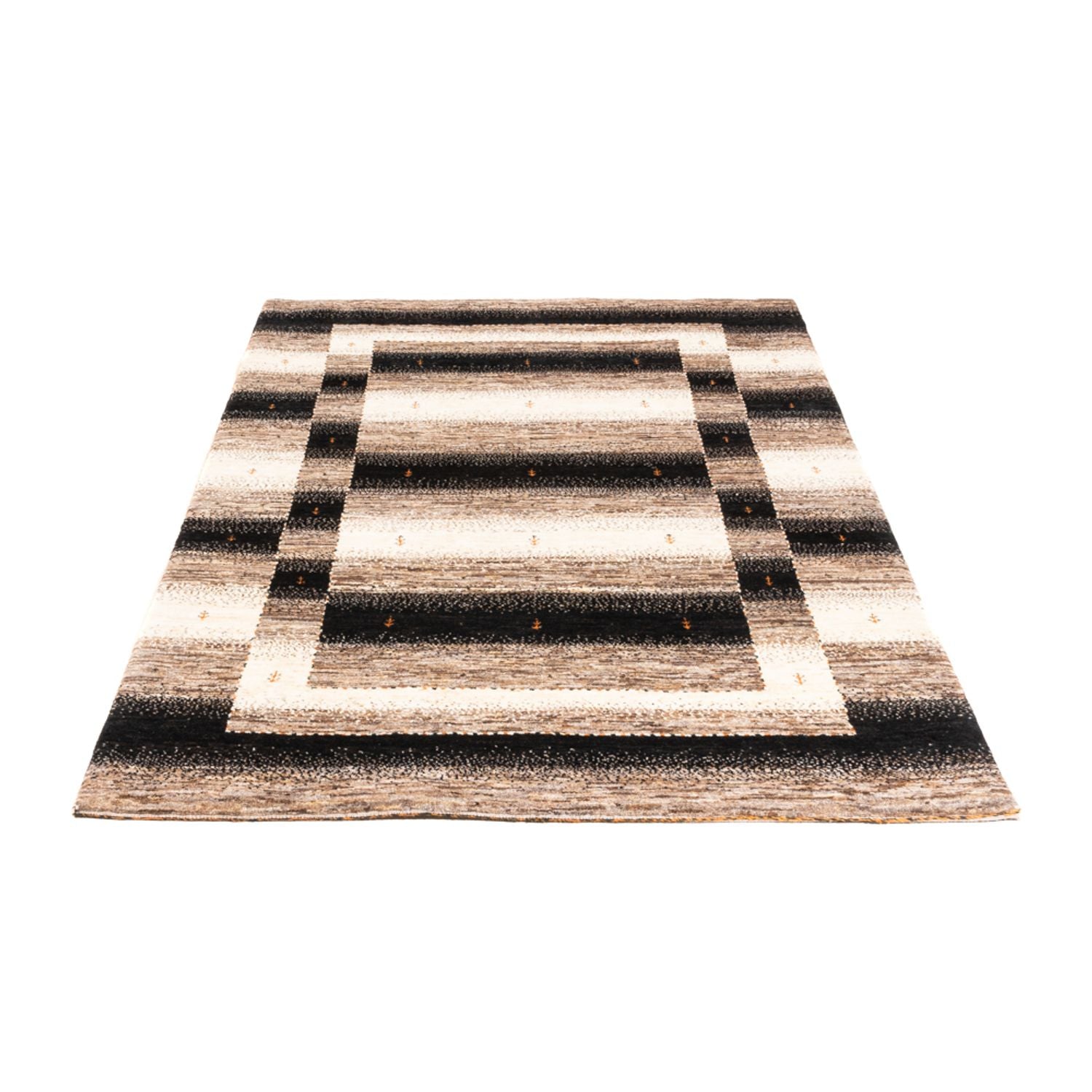 Gabbeh Teppich - Loribaft Perser - 195 x 124 cm - grau