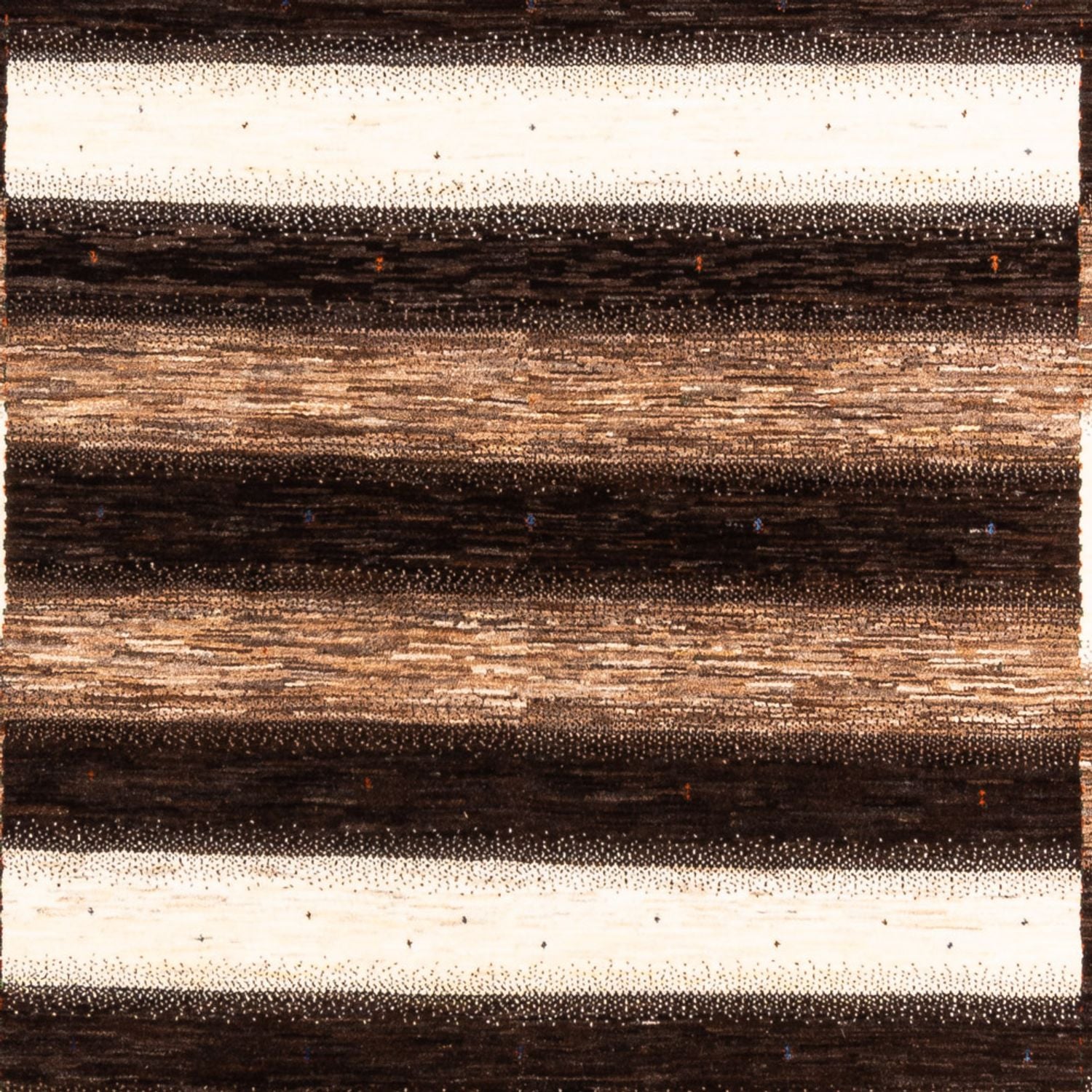 Gabbeh Teppich - Loribaft Perser - 257 x 221 cm - braun