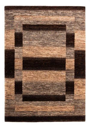 Gabbeh Teppich - Loribaft Perser - 203 x 145 cm - grau