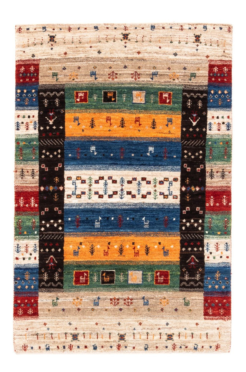Gabbeh Teppich - Loribaft Perser - Royal - 124 x 83 cm - mehrfarbig