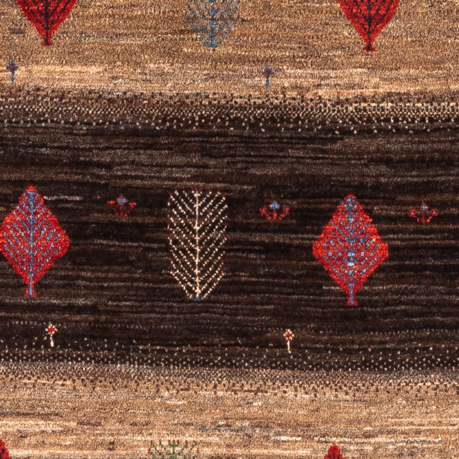 Gabbeh Teppich - Loribaft Perser - Royal - 131 x 88 cm - mehrfarbig