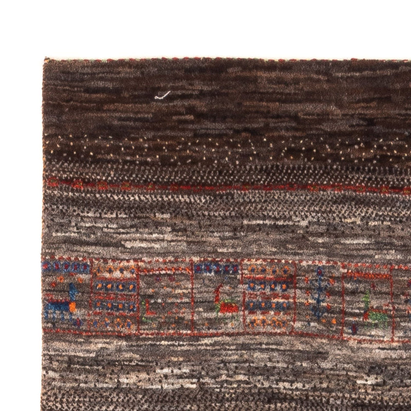 Gabbeh Teppich - Loribaft Perser - Royal - 137 x 85 cm - braun