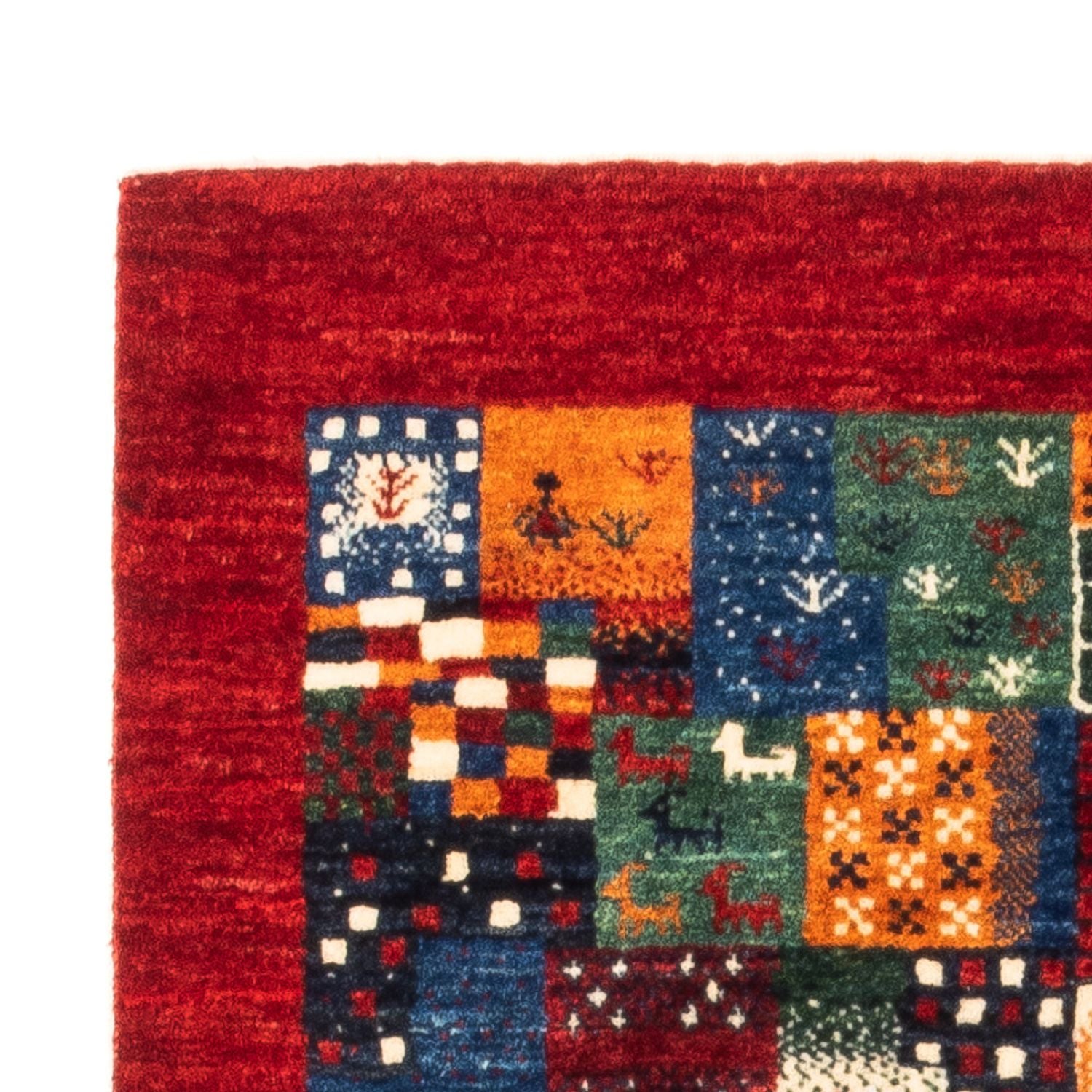 Gabbeh Teppich - Loribaft Perser - Royal - 130 x 86 cm - mehrfarbig