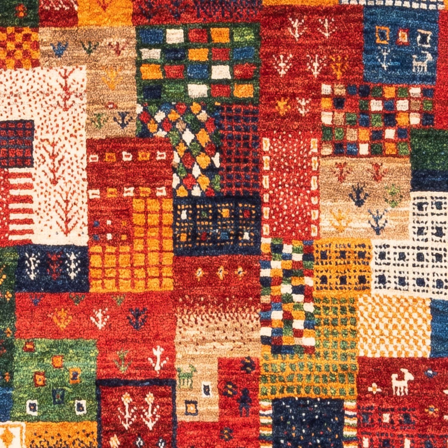 Gabbeh Teppich - Loribaft Perser - Royal - 123 x 87 cm - mehrfarbig