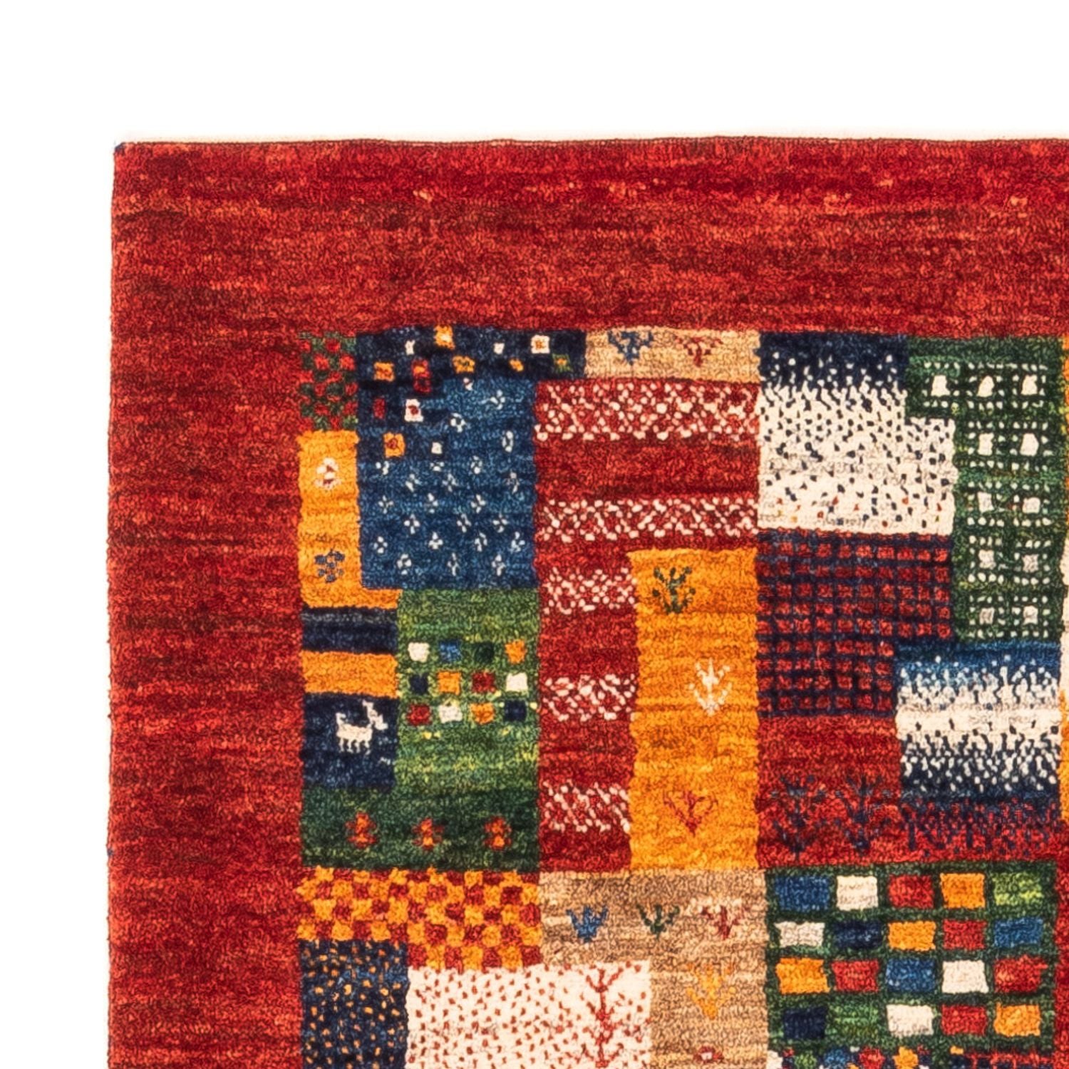 Gabbeh Teppich - Loribaft Perser - Royal - 123 x 87 cm - mehrfarbig