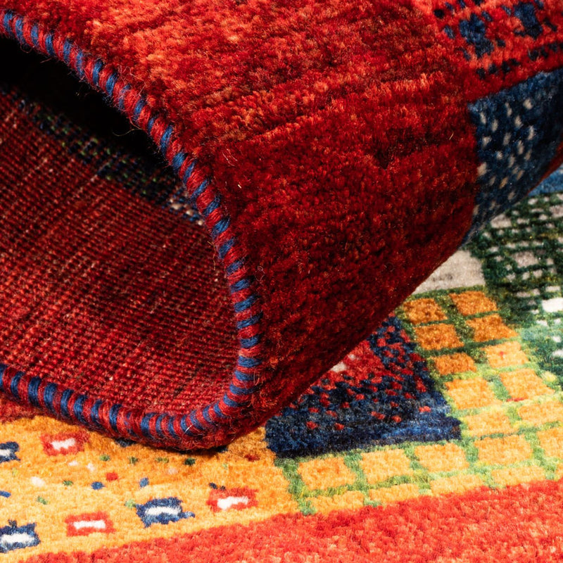 Gabbeh Teppich - Loribaft Perser - Royal - 123 x 87 cm - mehrfarbig