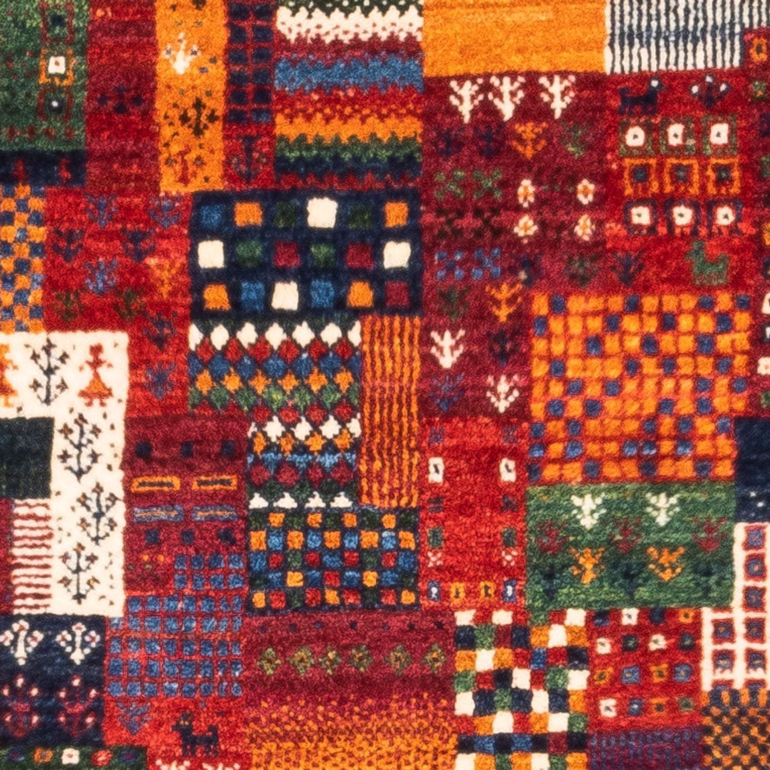 Gabbeh Teppich - Loribaft Perser - Royal - 130 x 83 cm - mehrfarbig