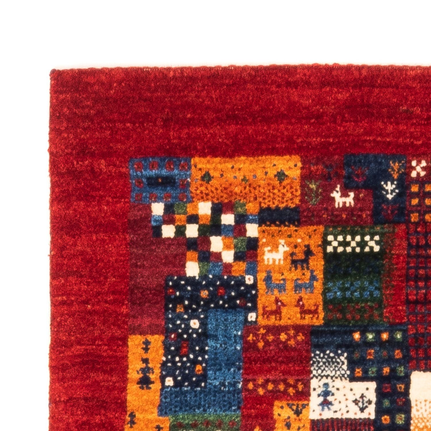 Gabbeh Teppich - Loribaft Perser - Royal - 130 x 83 cm - mehrfarbig