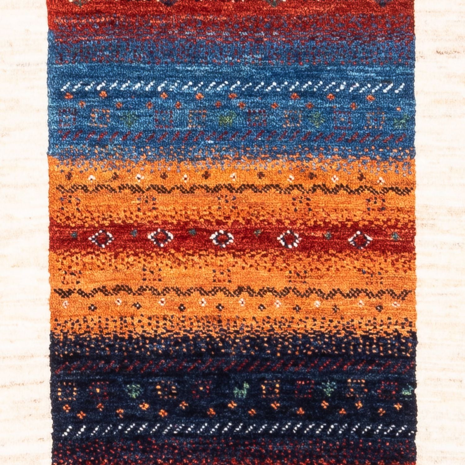 Gabbeh Teppich - Loribaft Perser - Royal - 140 x 84 cm - mehrfarbig