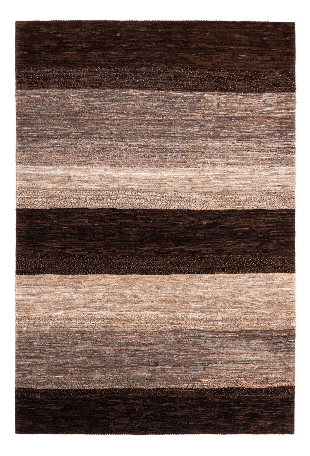Gabbeh Teppich - Loribaft Perser - 195 x 134 cm - grau